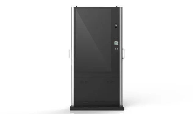 Inomhus touch kiosk